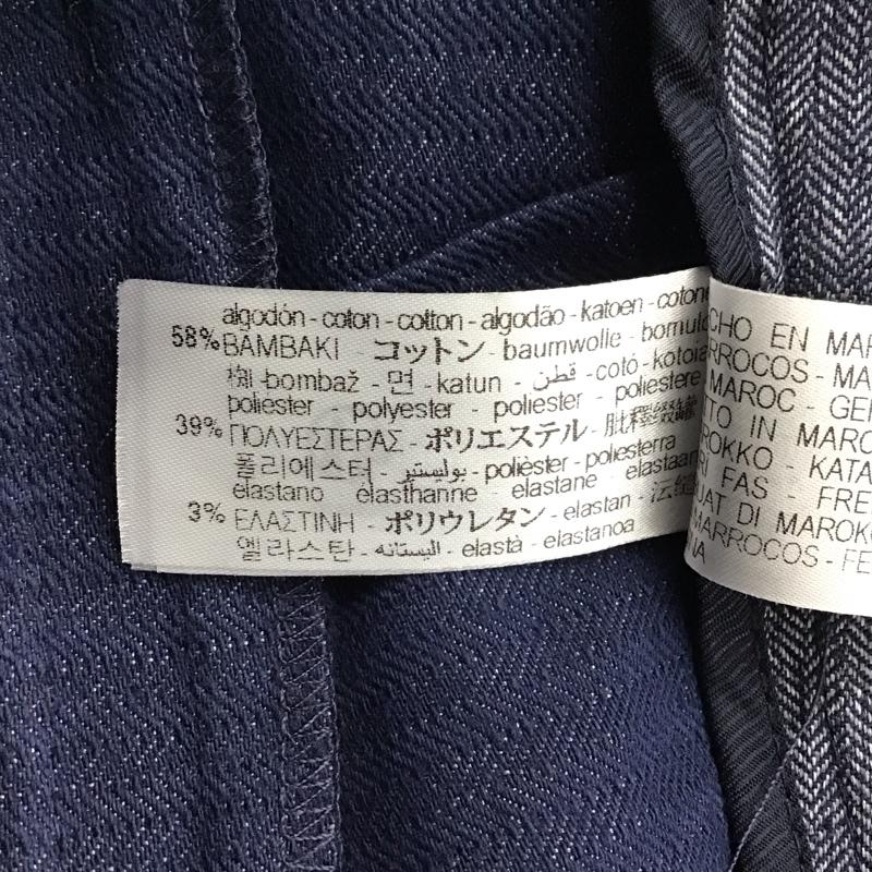 ザラ ZARA パンツ スラックス スラックスパンツ ワイドパンツ カジュアルパンツ S 無地 インディゴ / インディゴ / レディース USED 古着 中古 10117997