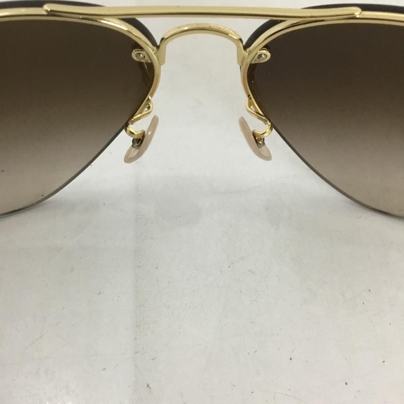 レイバン Ray-Ban めがね・サングラス サングラス RB3449 ティアドロップ 箱有 グラデーション ロゴ、文字 金 / ゴールド / メンズ USED 古着 中古 10126006
