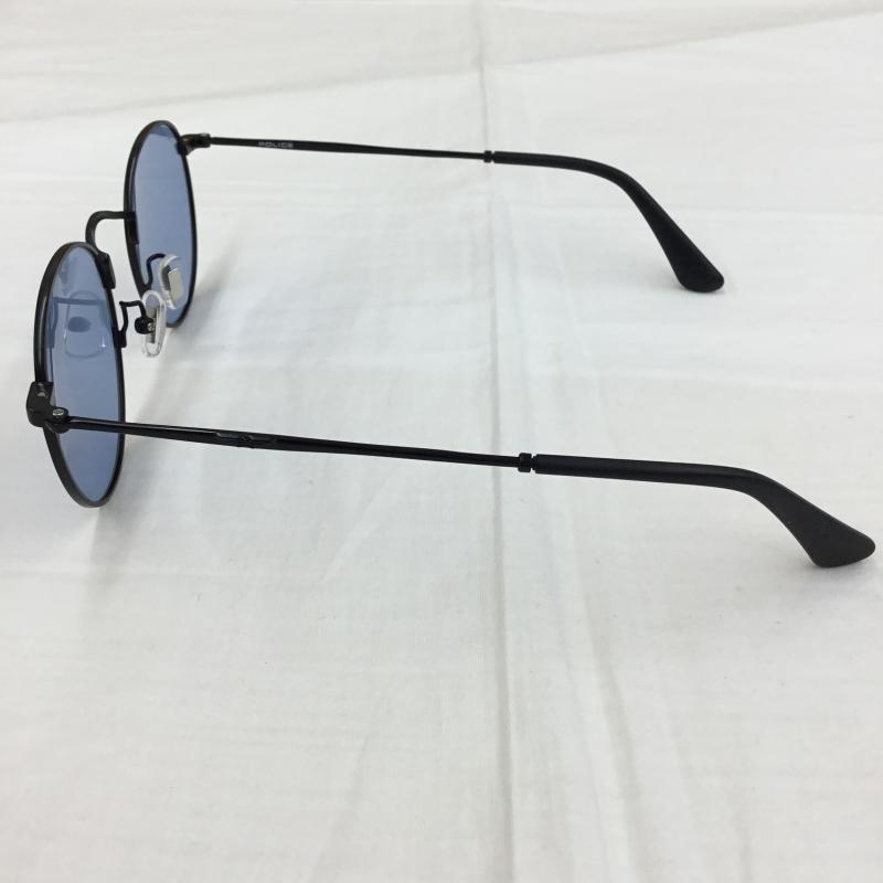 ポリス POLICE めがね・サングラス サングラス SPLM36J ロゴ、文字 黒 / ブラック / X 青 / ブルー / メンズ USED 古着 中古 10136409