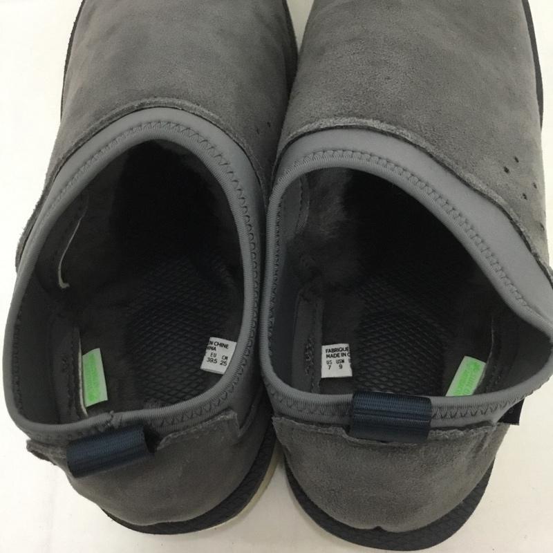 スイコック suicoke カジュアルシューズ カジュアルシューズ ムートンスニーカー スリッポン 25cm 25.0cm 無地 灰 / グレー / レディース USED 古着 中古 10133907