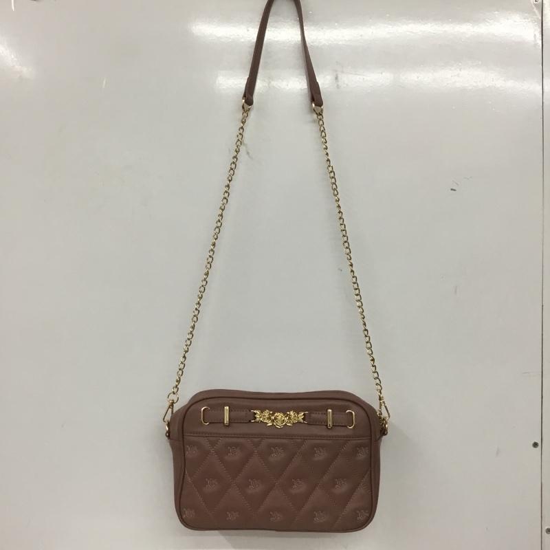 アクシーズファム axes femme ショルダーバッグ ショルダーバッグ BL613X32 薔薇金具使いキルトショルダー 刺繍 桃 / ピンク / レディース USED 古着 中古 10140194