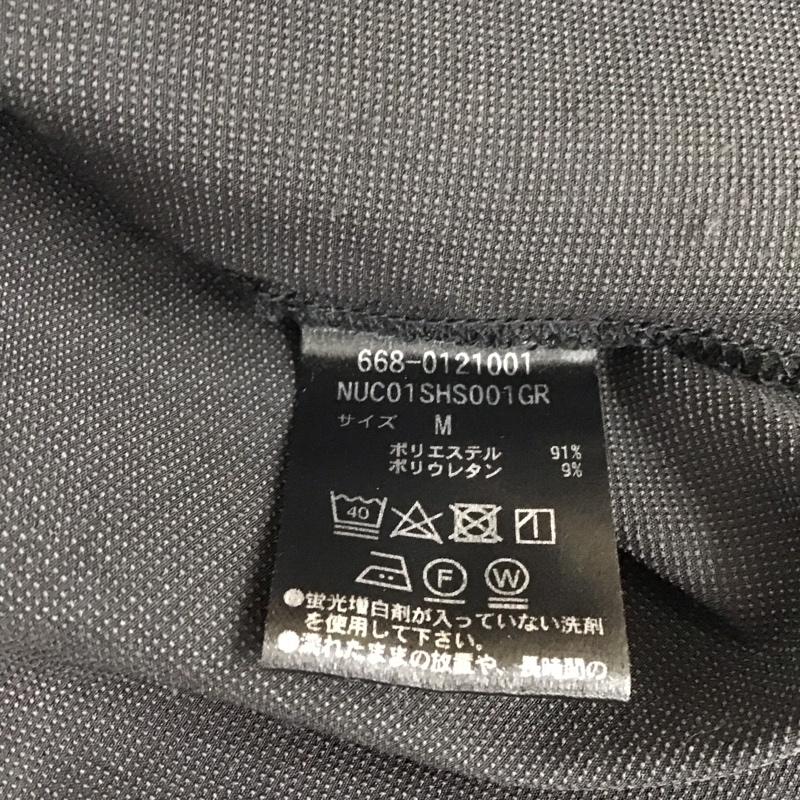 ナノユニバース nano・universe シャツ、ブラウス 半袖 668-0121001 SHELTECH レギュラーカラー M 無地 黒 / ブラック / メンズ USED 古着 中古 10107929