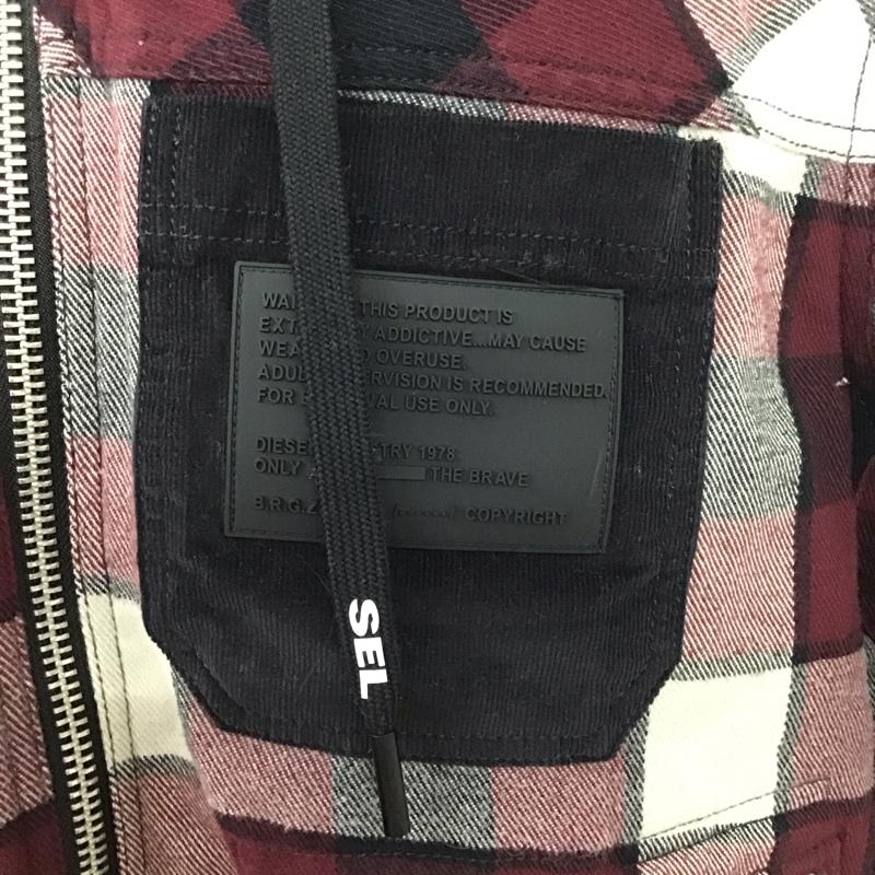 ディーゼル DIESEL ジャケット、上着 ジャケット、ブレザー ジップアップジャケット パーカージャケット チェックジャケット アウター S チェック マルチカラー / マルチカラー /  メンズ USED 古着 中古 10124936