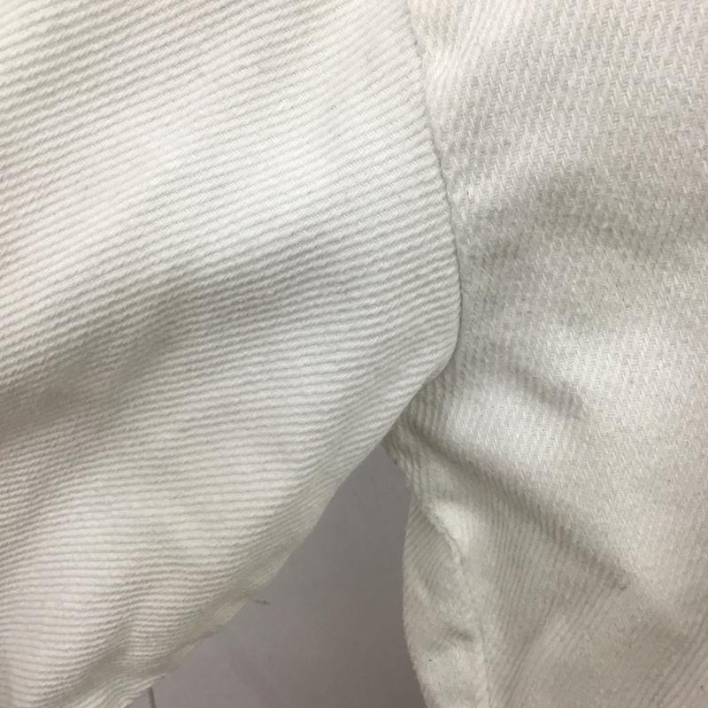 ザラ ZARA ジャケット、上着 ジャケット、ブレザー Gジャン デニムジャケット カラージャケット アウター M 無地 白 / ホワイト / レディース USED 古着 中古 10109252
