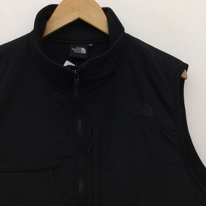 ザノースフェイス THE NORTH FACE ジャケット、上着 ダウンベスト NA72453 DENALI VEST フリースベスト M ロゴ、文字 黒 / ブラック / メンズ USED 古着 中古 10137326