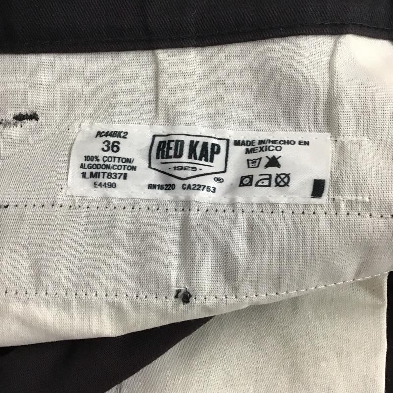 レッドキャップ RED KAP パンツ ワークパンツ、ペインターパンツ 36インチ 無地 黒 / ブラック /  メンズ USED 古着 中古 10126405