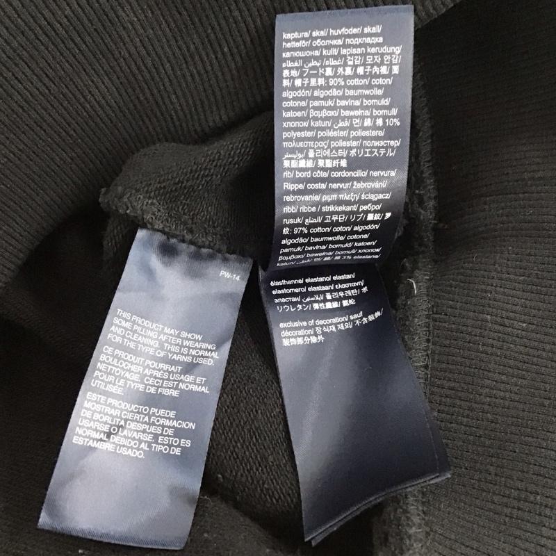 トミー ジーンズ TOMMY JEANS パーカー 長袖 長袖パーカー プルオーバーパーカー スウェット XS ロゴ、文字 紺 / ネイビー / メンズ USED 古着 中古 10131376