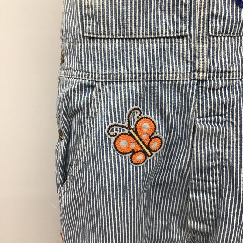 ヒステリックグラマー HYSTERIC GLAMOUR サロペット・オーバーオール サロペット、オーバーオール 2AP-0595 ワッペンオーバーオール デニム FREE 青 / ブルー / X 白 / ホワイト / レディース USED 古着 中古 10116330