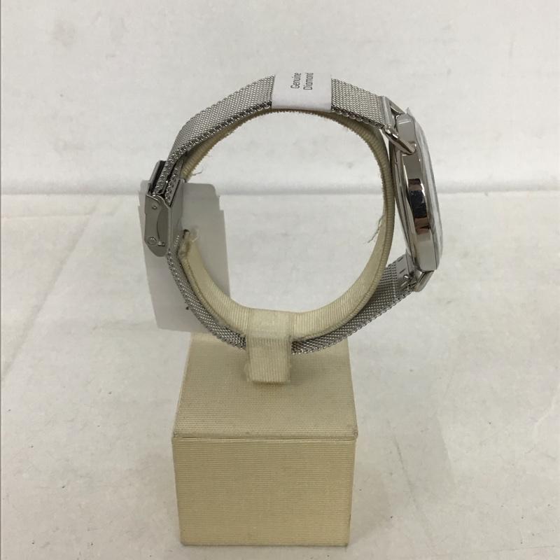 スカーゲン SKAGEN 腕時計 アナログ(クォーツ式) SKW2738 箱有 ロゴ、文字 銀 / シルバー / X 紺 / ネイビー / レディース USED 古着 中古 10134339