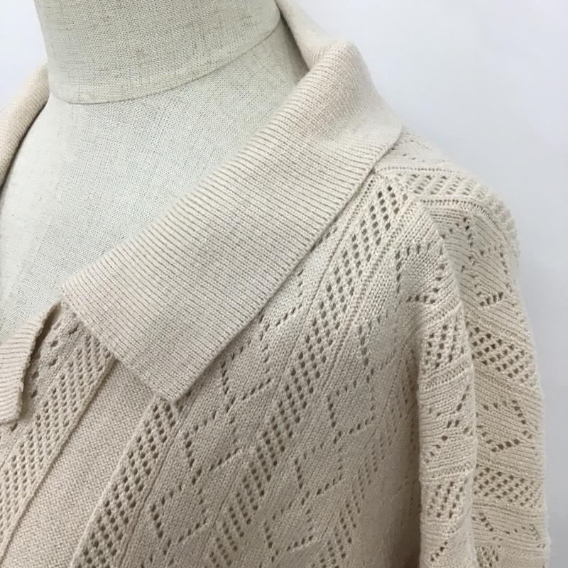 マジェスティックレゴン MAJESTIC LEGON カーディガン 長袖 M 無地 ベージュ / ベージュ / レディース USED 古着 中古 10105765