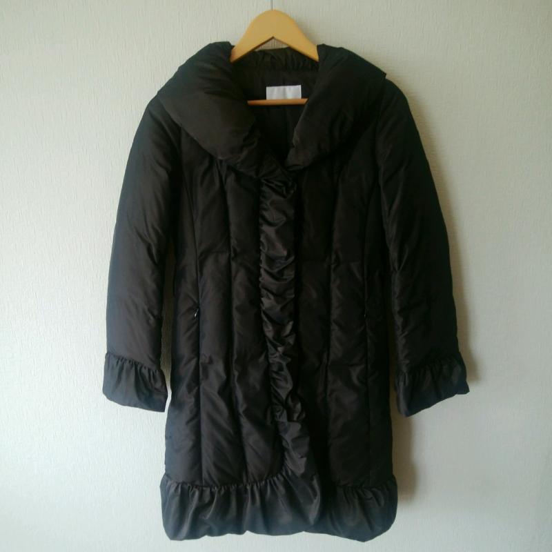 エムプルミエブラック M-premier BLACK コート ダウンコート 34 無地 茶 / ブラウン / レディース USED 古着 中古 10016970