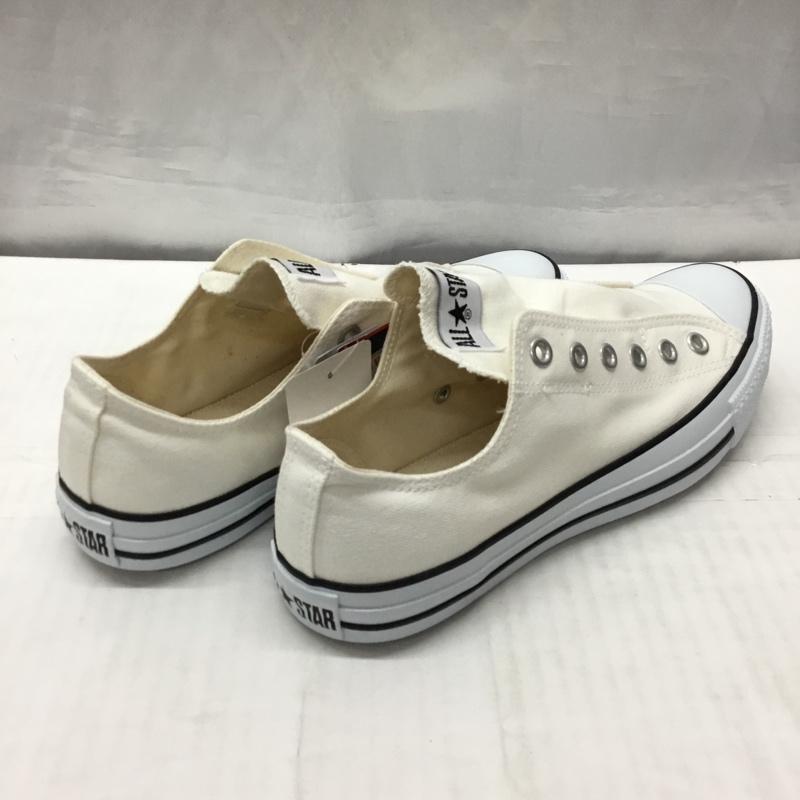 コンバース CONVERSE スニーカー スニーカー 1C239 ALL STAR SLIP III OX スリッポン 26.5cm 箱有 26.5cm ロゴ、文字 白 / ホワイト / メンズ USED 古着 中古 10121862
