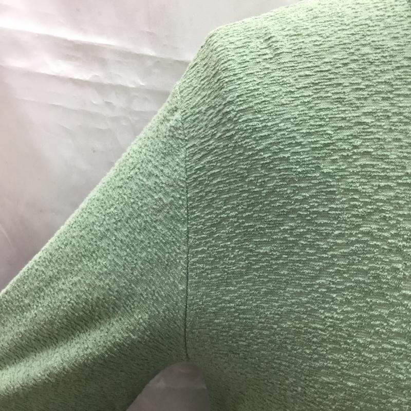 シップスジェットブルー SHIPS JET BLUE カーディガン 長袖 122-41-0005 Vネック L 無地 薄緑 / ライトグリーン / メンズ USED 古着 中古 10109256