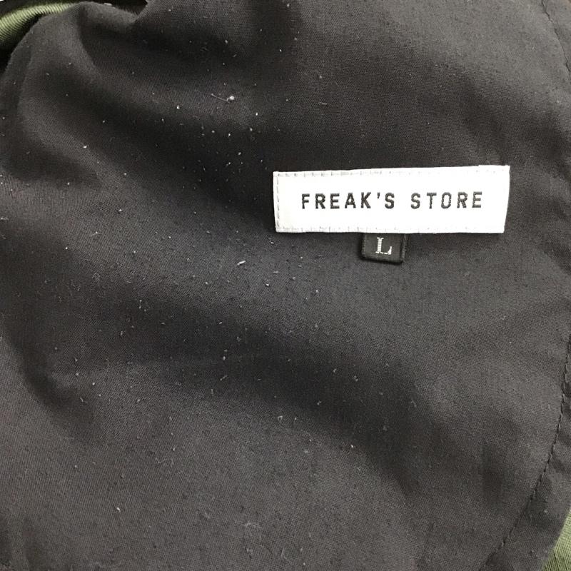 フリークスストア FREAK S STORE パンツ ワークパンツ、ペインターパンツ ワイドパンツ カジュアルパンツ ワークパンツ ミリタリーパンツ L 無地 カーキ / カーキ / メンズ USED 古着 中古 10131294