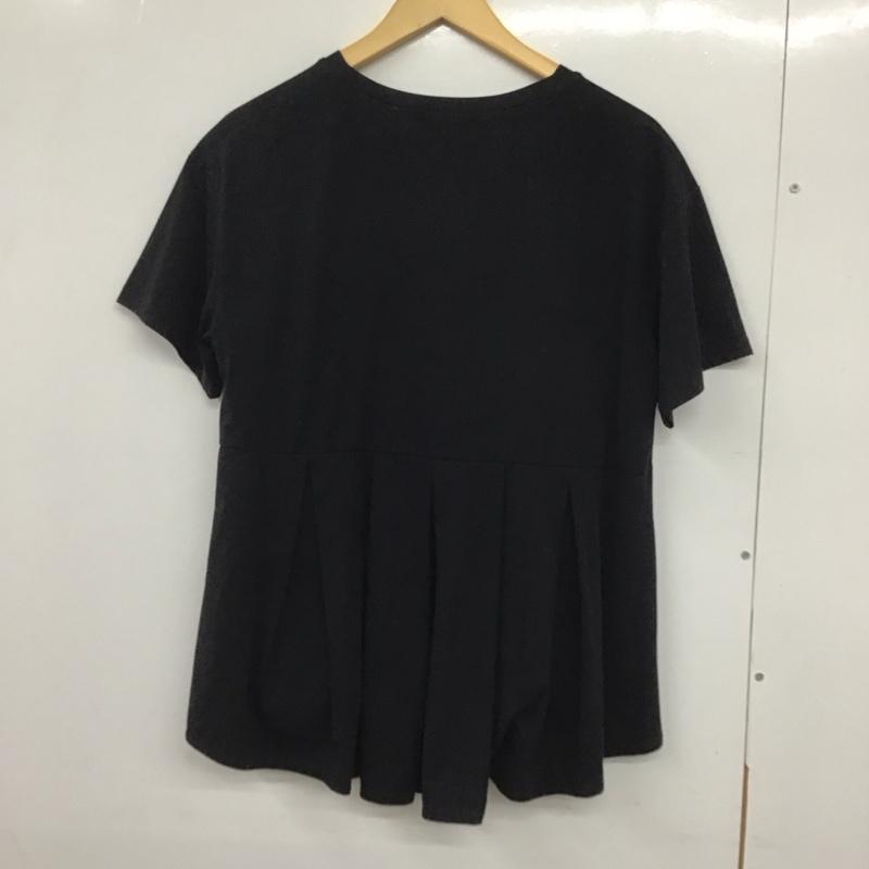 グローバルワーク GLOBAL WORK カットソー 半袖 M 無地 黒 / ブラック / レディース USED 古着 中古 10132852