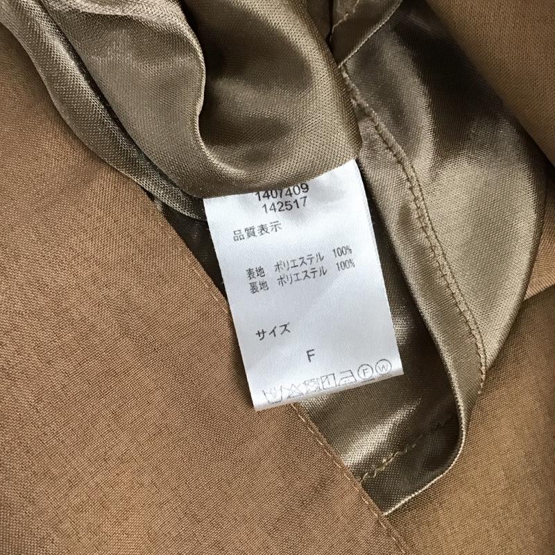 チャオパニック CIAOPANIC ワンピース ロングスカート FREE 無地 茶 / ブラウン / レディース USED 古着 中古 10137426