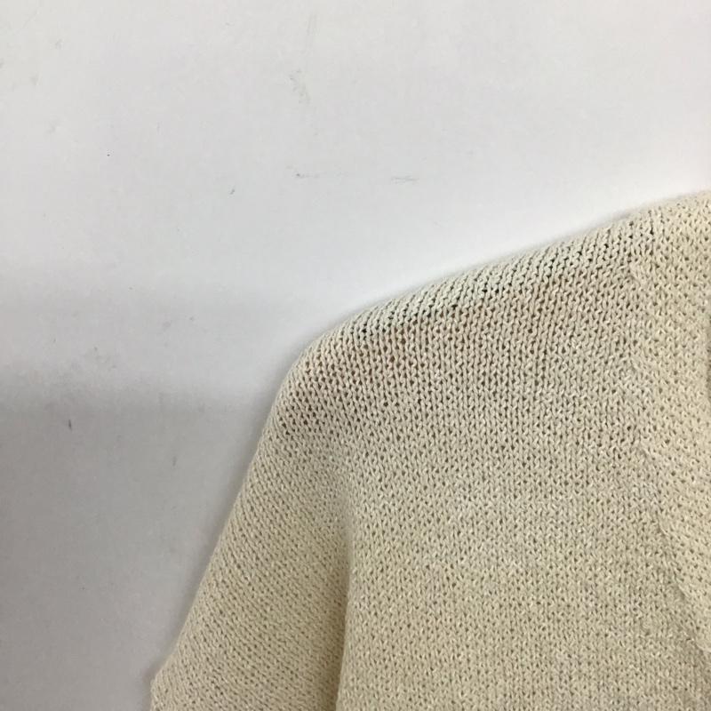 スタディオクリップ studio CLIP カーディガン 長袖 M 無地 オフホワイト / オフホワイト / レディース USED 古着 中古 10133248