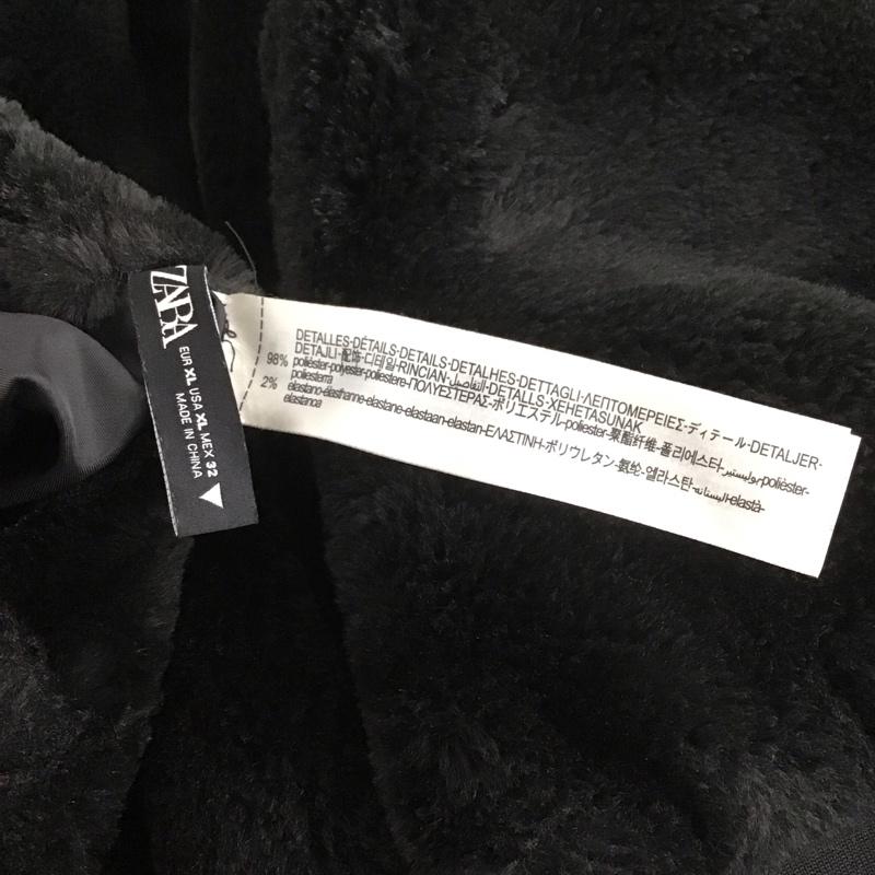 ザラ ZARA ジャケット、上着 ジャンパー、ブルゾン リバーシブル XL 無地 黒 / ブラック / レディース USED 古着 中古 10140217