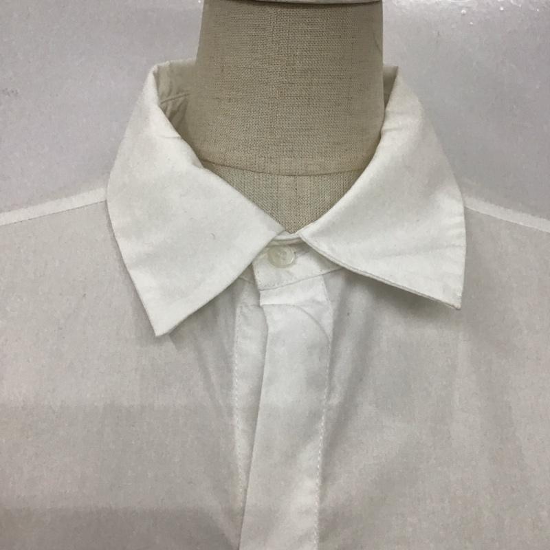 ザラ ZARA シャツ、ブラウス 長袖 2531/201/250 M ロゴ、文字 X プリント 白 / ホワイト / レディース USED 古着 中古 10107215