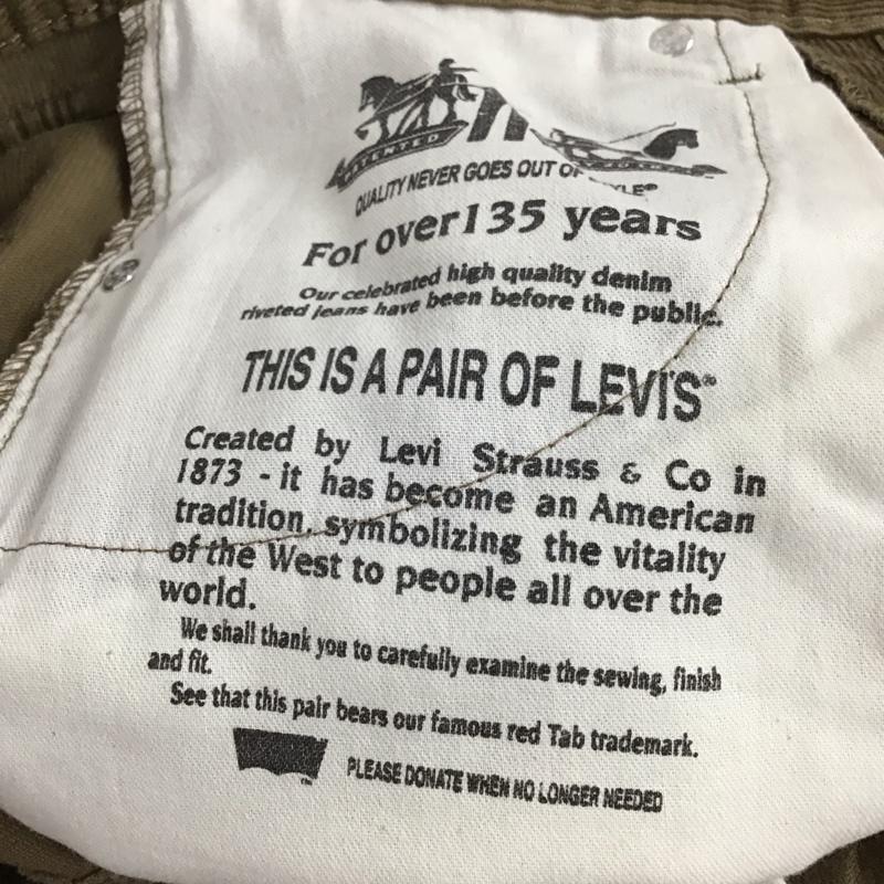 リーバイストラウスアンドコー Levi Strauss & co. パンツ ワークパンツ、ペインターパンツ コーデュロイパンツ スリムパンツ カジュアルパンツ 30インチ 無地 茶 / ブラウン / メンズ USED 古着 中古 10132095