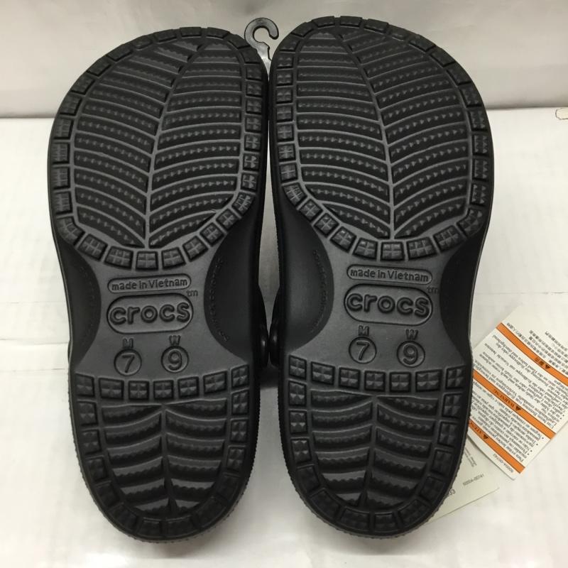 クロックス crocs シューズ シューズ Ralen lined Clog 16244-22z 25.0cm 無地 黒 / ブラック / メンズ USED 古着 中古 10119374