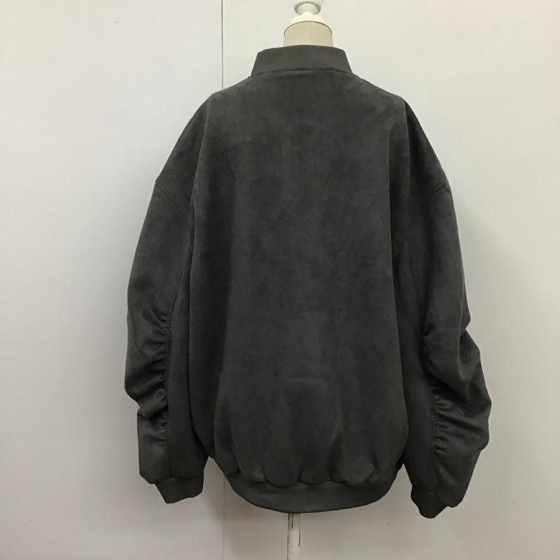 ザラ ZARA ジャケット、上着 ジャンパー、ブルゾン ジップアップジャケット アウター カジュアルジャケット M 無地 灰 / グレー / レディース USED 古着 中古 10118511