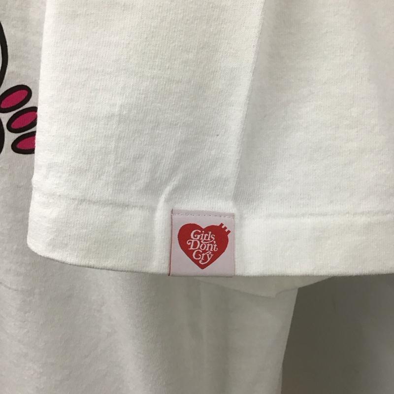 ヒューマンメード HUMAN MADE Tシャツ 半袖 半袖カットソー プリントTシャツ クルーネックカットソー XL プリント 白 / ホワイト / メンズ USED 古着 中古 10107744
