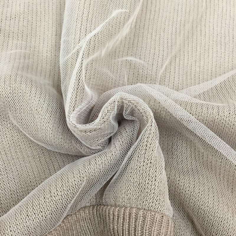 マジェスティックレゴン MAJESTIC LEGON ニット、セーター 長袖 5596022402 チュールonニットトップス M 無地 桃 / ピンク / レディース USED 古着 中古 10110755