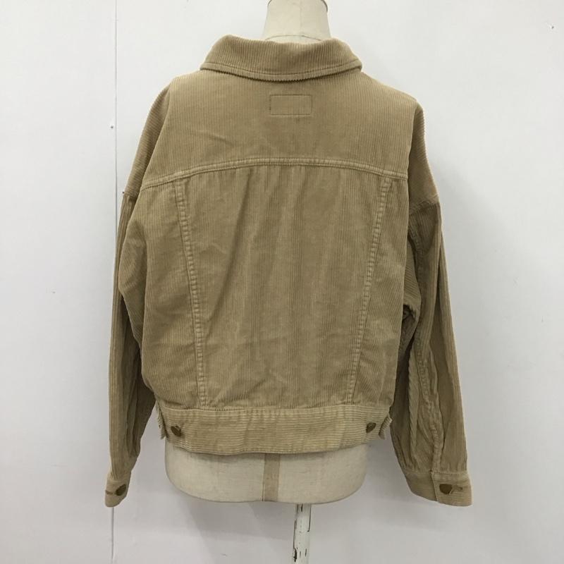 アースミュージックアンドエコロジー earth music&ecology ジャケット、上着 ジャケット、ブレザー Y0183I10020 COTTON USAコーデュロイ BIG Gジャン FREE 無地 ベージュ / ベージュ / レディース USED 古着 中古 10109044