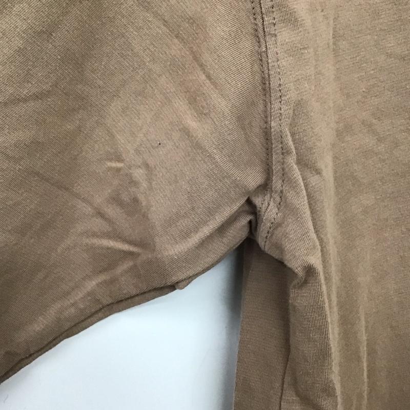 ザノースフェイス THE NORTH FACE Tシャツ 長袖 NT62292 ロンT L/S フリーランネイティブクルー M ロゴ、文字 X プリント 茶 / ブラウン / メンズ USED 古着 中古 10137036