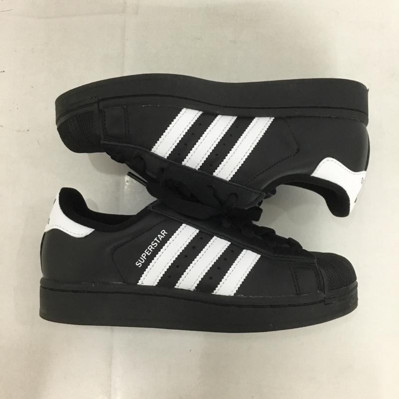 アディダス adidas スニーカー スニーカー JI0079 Superstar2 22cm 22.0cm ロゴ、文字 黒 / ブラック / X 白 / ホワイト / レディース USED 古着 中古 10137389
