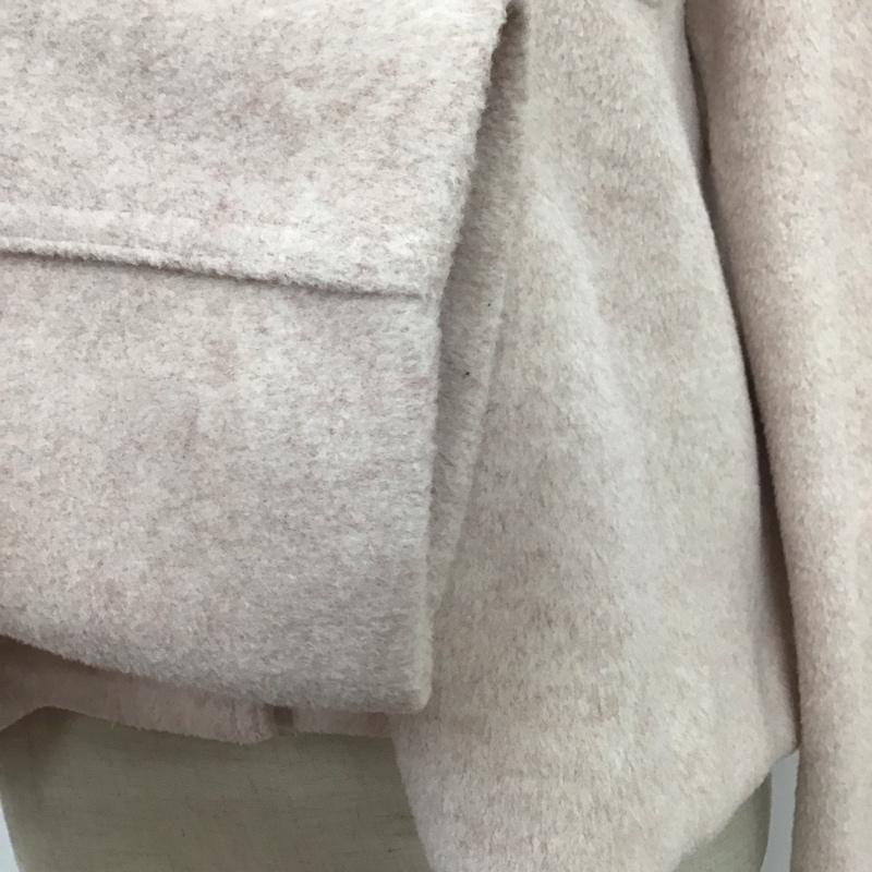 ザラ ZARA ジャケット、上着 ジャケット、ブレザー 3046 262 620 ノーカラー クロップド丈 XL 無地 桃 / ピンク / レディース USED 古着 中古 10112977