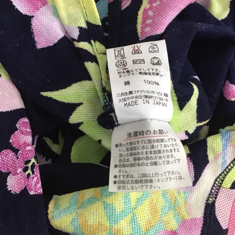 レオナールスポーツ LEONARD SPORT ポロシャツ 半袖 0538223 40 総柄 マルチカラー / マルチカラー / レディース USED 古着 中古 10149276