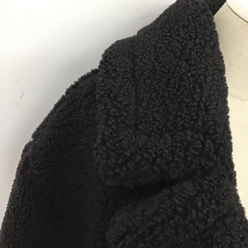 ザラ ZARA コート コート一般 長袖ジャケット カラージャケット 前ボタン ロングコート XS 無地 黒 / ブラック / レディース USED 古着 中古 10124343