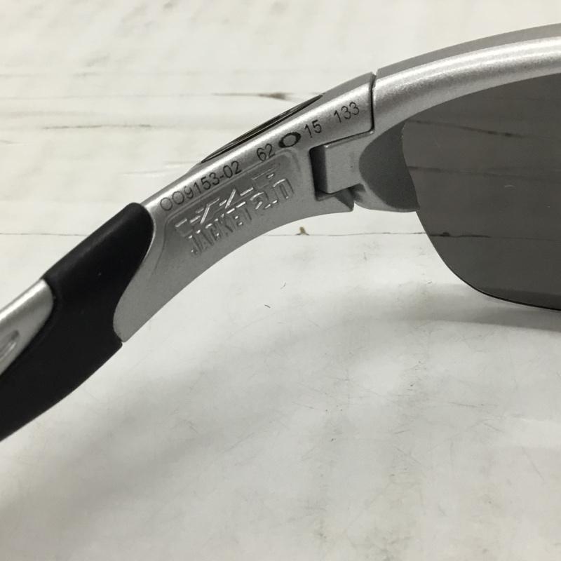 オークリー OAKLEY めがね・サングラス サングラス OO9153-02 スポーツサングラス HALF JACKET2.0 ロゴ、文字 銀 / シルバー / X 黒 / ブラック / メンズ USED 古着 中古 10108219