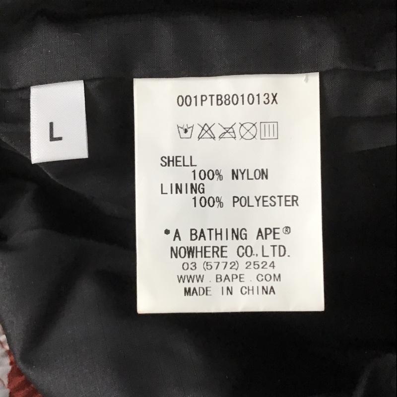 アベイシングエイプ A BATHING APE パンツ ワークパンツ、ペインターパンツ ナイロン サルカモ L 総柄 マルチカラー / マルチカラー / メンズ USED 古着 中古 10102320