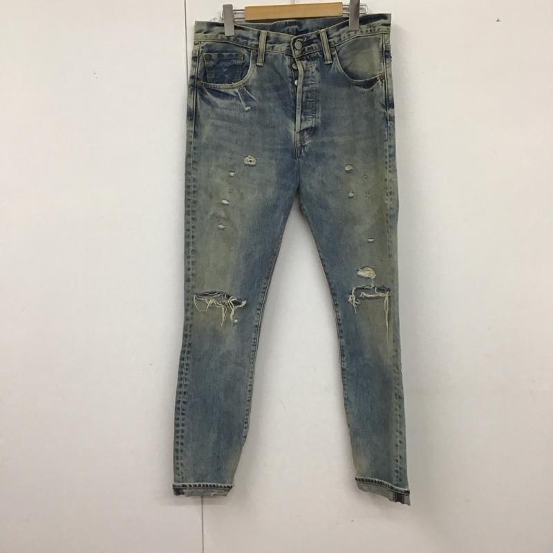 リーバイストラウスアンドコー Levi Strauss & co. パンツ デニム、ジーンズ デニムパンツ ワイドパンツ カジュアルパンツ Gパン 30インチ 無地 インディゴ / インディゴ /  メンズ USED 古着 中古 10128628