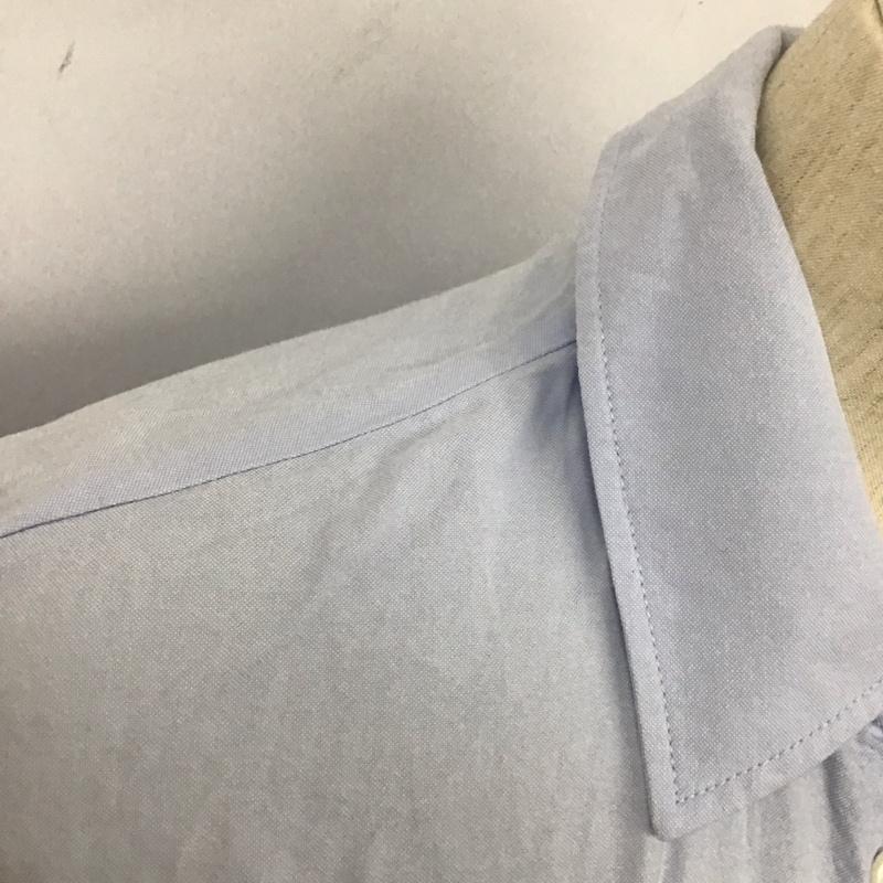 ザラ ZARA シャツ、ブラウス 半袖 半袖シャツ チュニック フレアシャツ XS 無地 水色 / ライトブルー / レディース USED 古着 中古 10126932