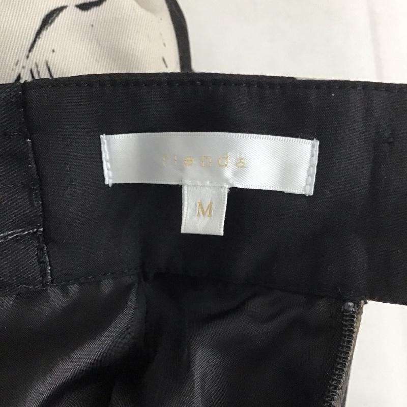 リエンダ rienda スカート ロングスカート 110EA631-1720 アートフラワー j/Wフレア M 総柄 黒 / ブラック / レディース USED 古着 中古 10136825