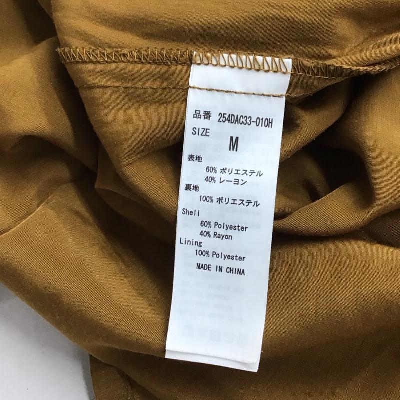 クリー コンフォルト crie conforto ワンピース ロングスカート 254dac33-010h 長袖ロングワンピース Vネック ロングスカート M 無地 茶 / ブラウン / レディース USED 古着 中古 10134032