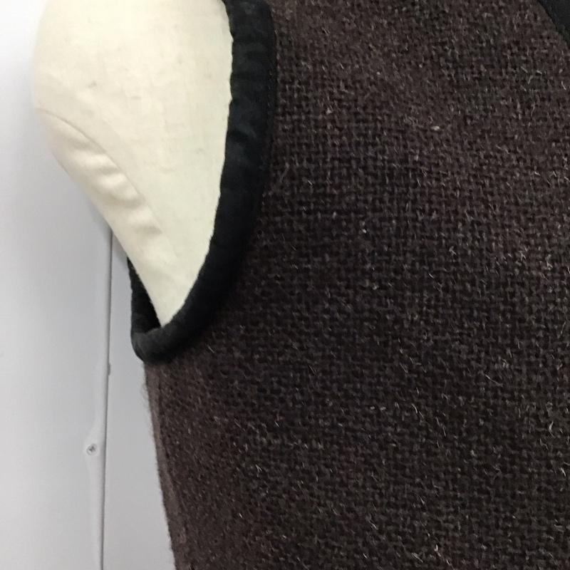 古着 USED ベスト ベスト ベスト ノースリーブカットソー 前ボタン glorypark 36 無地 茶 / ブラウン / メンズ USED 古着 中古 10119149
