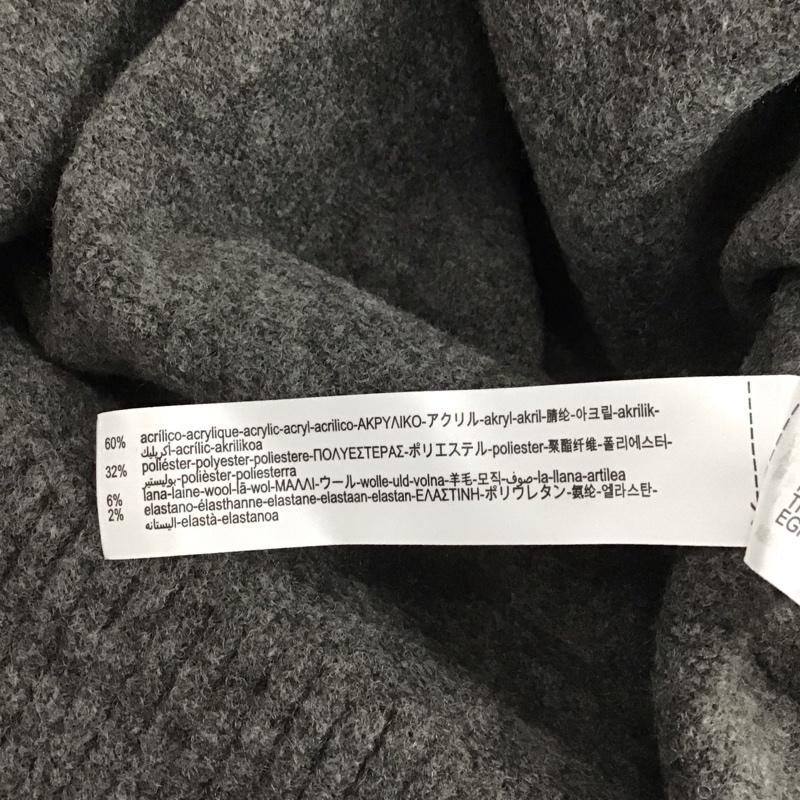 ザラ ZARA ワンピース ひざ丈スカート 2142 152 922 ニットワンピース M 無地 灰 / グレー / レディース USED 古着 中古 10121880