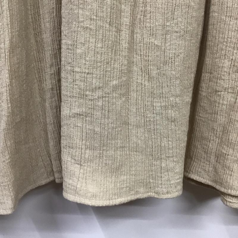 チャオパニック CIAOPANIC ワンピース ロングスカート M 無地 ベージュ / ベージュ / レディース USED 古着 中古 10131528