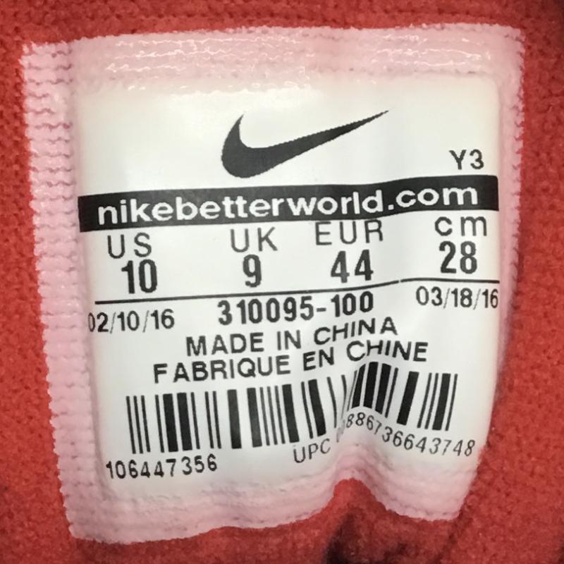 ナイキ NIKE スニーカー スニーカー AIR FORCE 180 OLYMPIC エアフォース 180 オリンピック 310095-100 28.0cm ロゴ、文字 白 / ホワイト / X 紺 / ネイビー / メンズ USED 古着 中古 10107271