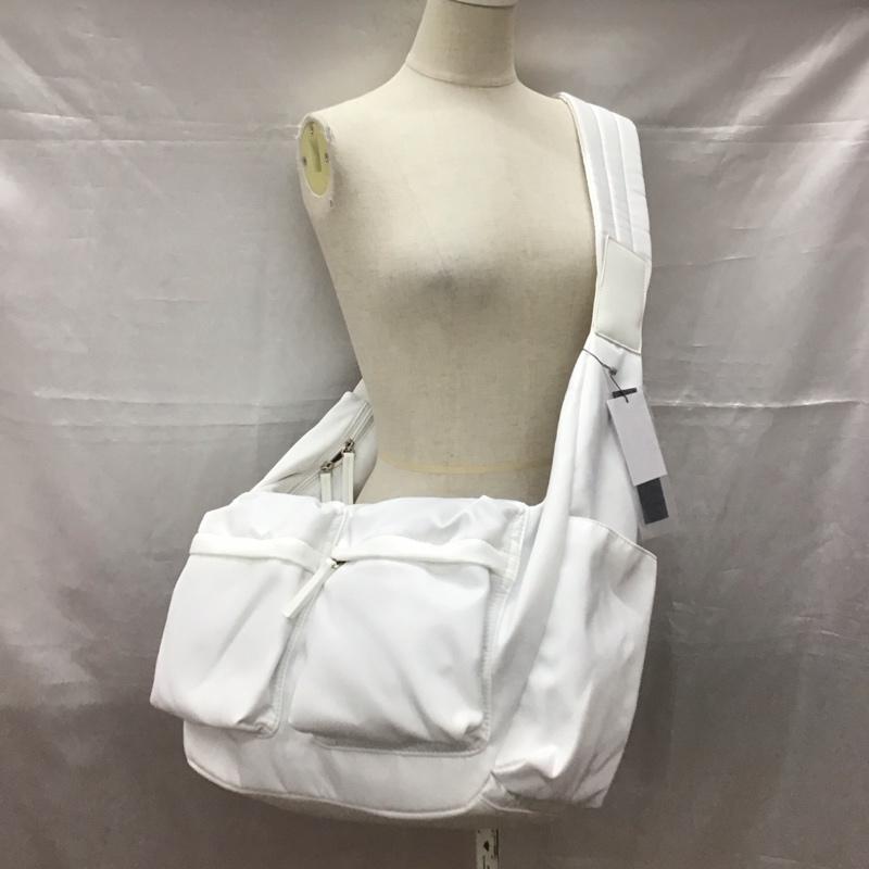 ジーナシス JEANASIS ショルダーバッグ ショルダーバッグ JS081370 ナイロンベルトボディBAG タグ付き 無地 白 / ホワイト / レディース USED 古着 中古 10117351