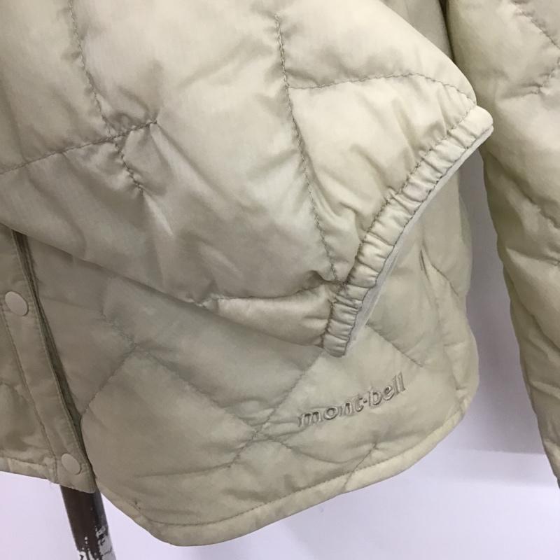 モンベル mont-bell ジャケット、上着 ジャケット、ブレザー 1101667 スペリオダウンラウンドネックジャケット ノーカラージャケット アウター L 無地 ベージュ / ベージュ / レディース USED 古着 中古 10106274