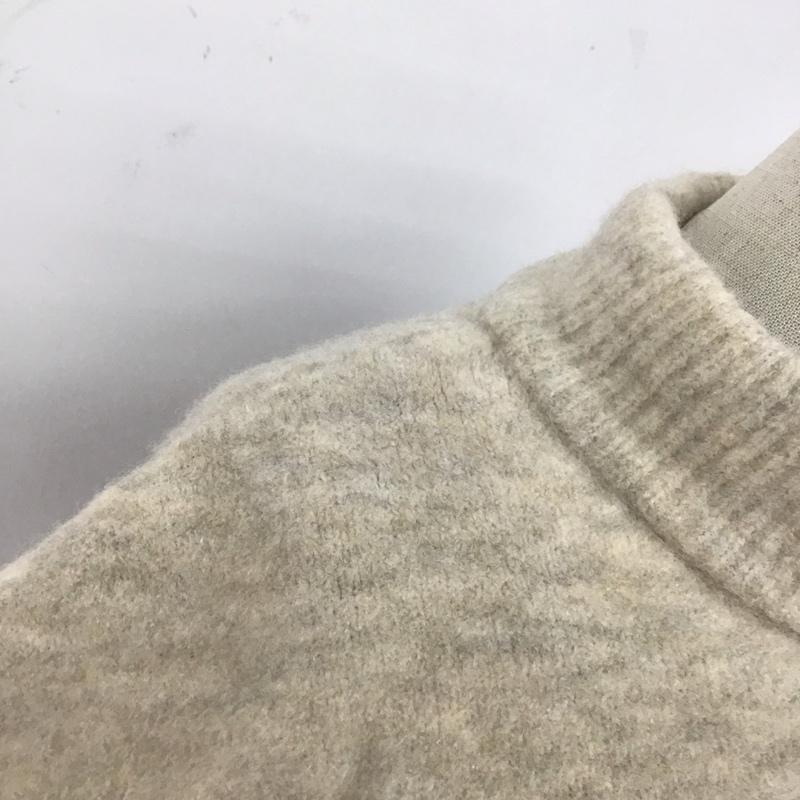 ザラ ZARA ニット、セーター 長袖 L 無地 ベージュ / ベージュ /  レディース USED 古着 中古 10111594