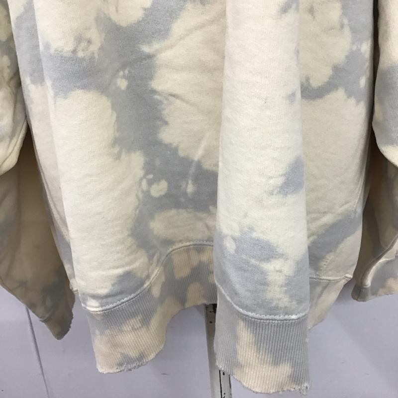 スライ SLY トレーナー 長袖 030eay80-6670 OVER BLEACH DAMAGE SW トップス FREE 総柄 マルチカラー / マルチカラー / レディース USED 古着 中古 10119784