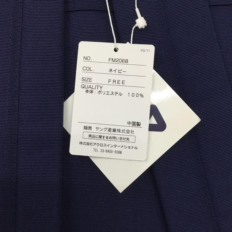 フィラ FILA リュックサック、デイパック リュックサック、デイバッグ FM2068 バックパック タグ付き FREE ロゴ、文字 紺 / ネイビー / メンズ USED 古着 中古 10131866