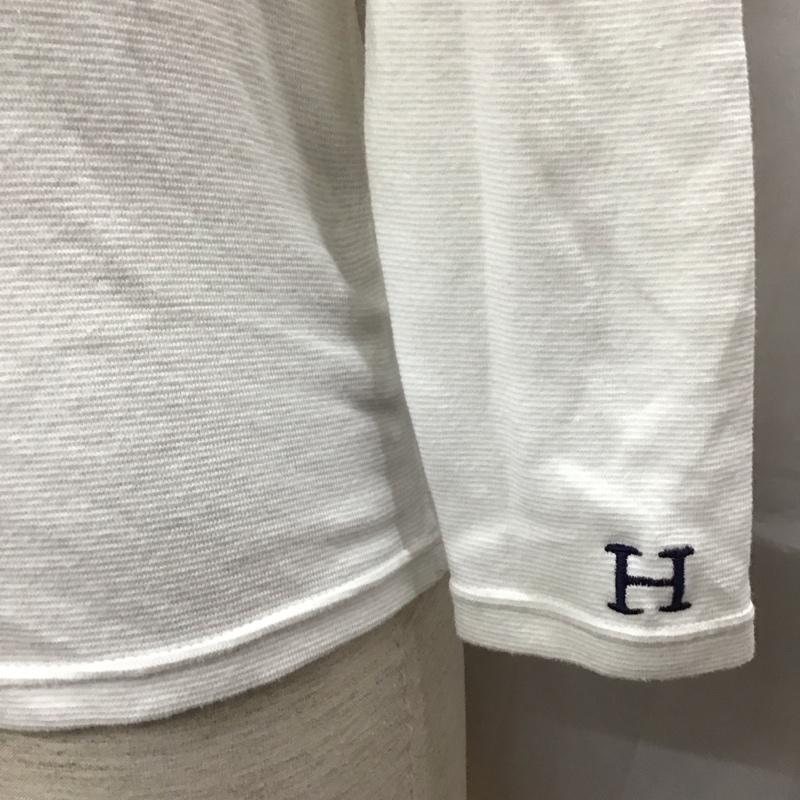 ハリウッドランチマーケット HOLLYWOOD RANCH MARKET カットソー 長袖 長袖カットソー ロングスリーブカットソー 無地Tシャツ 1 無地 白 / ホワイト /  メンズ USED 古着 中古 10113574